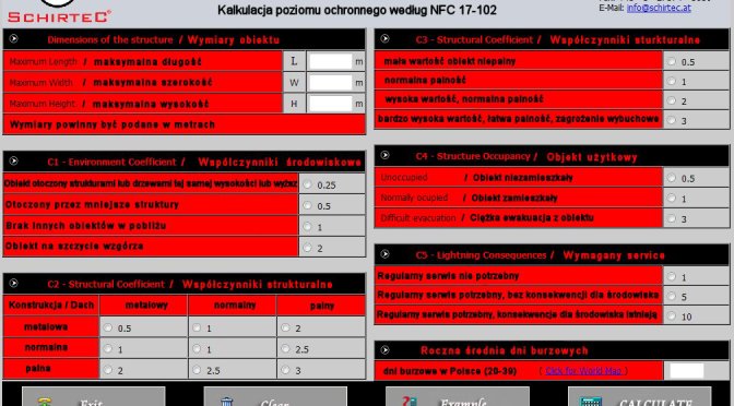 Program oceny ryzyka trawienia pioruna